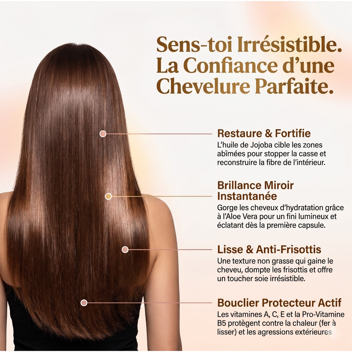 SOVYA Cure Rose - Élixir Réparation & Anti-Casse (Jojoba)